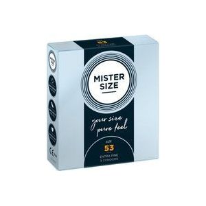MISTER SIZE 53 Ultra Dunne M condooms (3 pack)