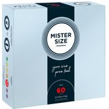 Mister Size Passion & Love Condoms Pure Feel 60 mm - Size XL