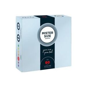 Mister Size Passion & Love Condoms Pure Feel 60 mm - Size XL