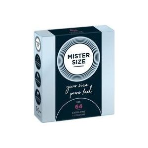 MISTER SIZE 64 Ultra Dunne XXL condooms 3 stuks (verkrijgbaar in 7 maten)