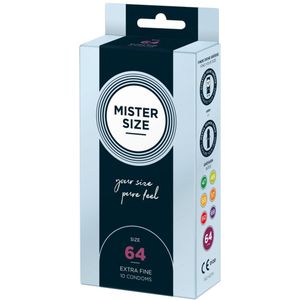 MISTER SIZE 64 Ultra Dunne XXL condooms (10 pack)