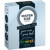 Mister Size - Paspakket 53-57-60mm condooms - 3 stuks