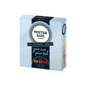 Mister Size - Paspakket 53-57-60mm condooms - 3 stuks