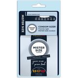 Mister Size SIZEKITMED - Size Kit Medium - Sizer Tool and 3 Condoms