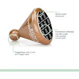 TMX - Trigger Original Plus - Drukknop - 7x7x7cm - 100% Beukenhout - Massage Tool voor Grote Spiergroepen