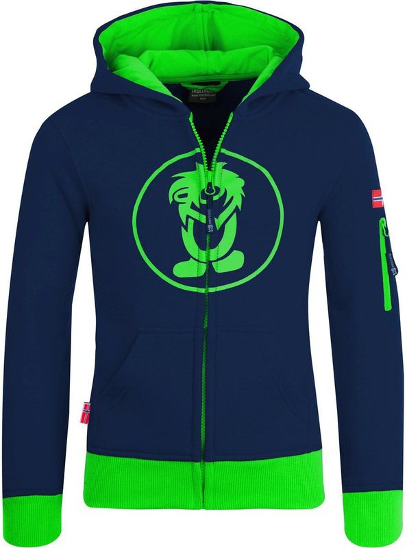 Trollkids Kids Sortland Jacket Hoodie (Kinderen |blauw)
