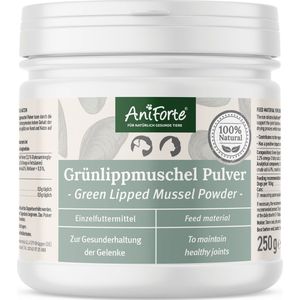 AniForte - Groenlipmosselpoeder - voor Paarden, Honden & Katten - 250g