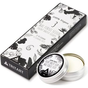Tritart Penseelreiniger voor acrylverf en aquarel, 3 x kunstenaarszeep en schilderkwastenreiniger, 3 x 40 g, veganistische penseelzeep voor kunstenaars