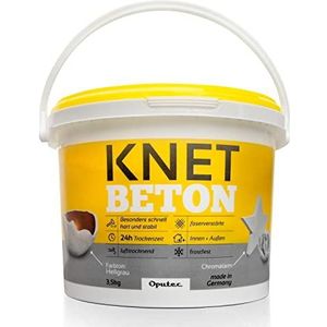 Oputec Kneedbeton 14 kg - creatief beton om te kneden voor decoratie, creatieve windlichten, sterren - weerbestendig & vorstbestendig - knutselbeton kneed/modelleermassa om te knutselen