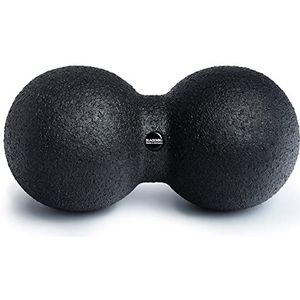 BLACKROLL® DUOBALL 12, dubbele massagebal voor diepe zelfmassage van de spieren, massage roller ideaal voor nekmassage, diameter van 12 cm, zwart