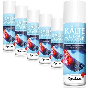 Oputec - Coldspray - 6 x 400ml - Medisch Hulpmiddel - Voor Sportblessures