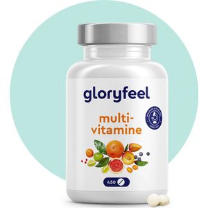 Multivitamines - Hoge Dosering - 450 Tabletten - Alle A-Z Vitamines