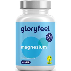 Magnesiumoxide - 400 mg - 400 Capsules - Vegan - Dode Zee