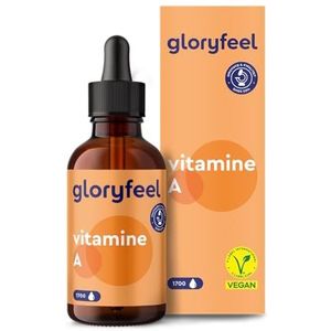 Vitamine A Druppels hoog gedoseerd - 5000 I.E (1500 Âµg) per dagdosis - 50 ml (1700 druppels) Echte Vitamine A (Retinyl Palmitaat) opgelost in MCT Olie - Getest en Geproduceerd in Duitsland