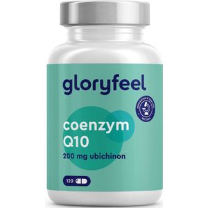 Co-enzym Q10 Capsules - Hoog gedoseerd - 200 mg zuiver Q10 ubiquinon per capsule - 120 veganistische capsules (4 maanden) - CoQ10 geproduceerd uit plantaardige fermentatie
