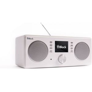 Block Audio CR-20 - Stereo Smartradio - Glossy White - FM DAB+ Internetradio