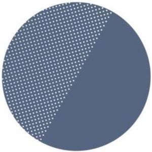 Toddlekind Vloerkleed Spotted Blue Pansay