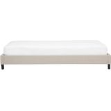 Beliani Roanne - Bed - Beige - Stof