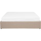 DINAN - Tweepersoonsbed - Beige - 140 x 200 cm - Polyester