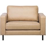 SAVALEN - Fauteuil - Beige - Kunstleer