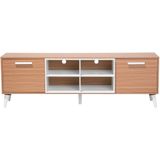ALLOA - TV-meubel - Lichte houtkleur - Spaanplaat