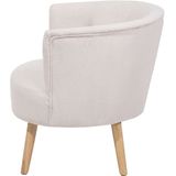 ODENZEN - Fauteuil - Wit - Polyester