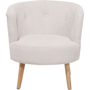 ODENZEN - Fauteuil - Wit - Polyester