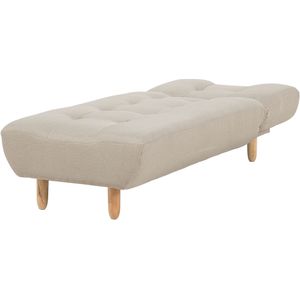 ALSTEN - Chaise longue - Beige - Symmetrisch - Polyester