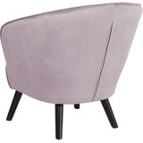 DALA - Fauteuil - Roze - Fluweel