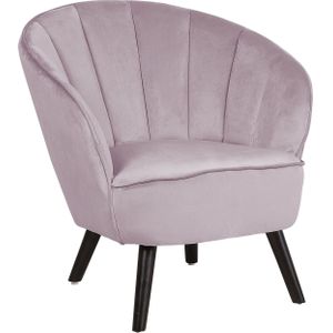 DALA - Fauteuil - Roze - Fluweel