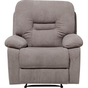 BERGEN - TV-fauteuil - Beige - Polyester