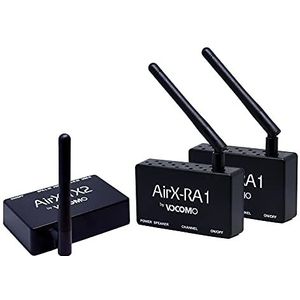 VOCOMO AirX-RearKit Hires audio radiosysteem voor passieve (surround) luidsprekers in 5.1 thuisbioscoop
