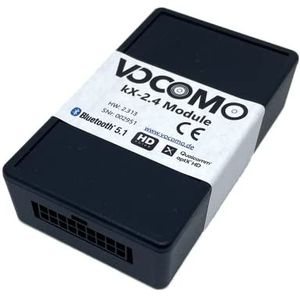 VOCOMO kX-2 V2 Bluetooth handsfree met muziekstreaming voor BMW 3-serie (E46) vanaf 09/2002