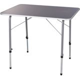 Spetebo Metalen klaptafel, 80 x 60 cm, in hoogte verstelbaar, stabiel