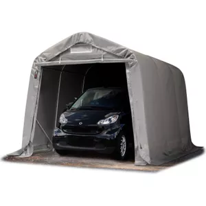 TOOLPORT Garagetent 3,3 X 6,2 M – PE 450 N Zeil, UV-bestendig En Waterdicht, Stalen Frame Poedergecoat – Ideaal Voor Motor, Grasmaaier Of Opslag