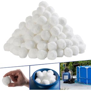 Arebos Filterballen Filterkogels Zandfilter | 700g vervangt 25 kg filterzand | filterkogels voor binnen- en buitenzwembaden | afwasbaar en geen zandresten | wit