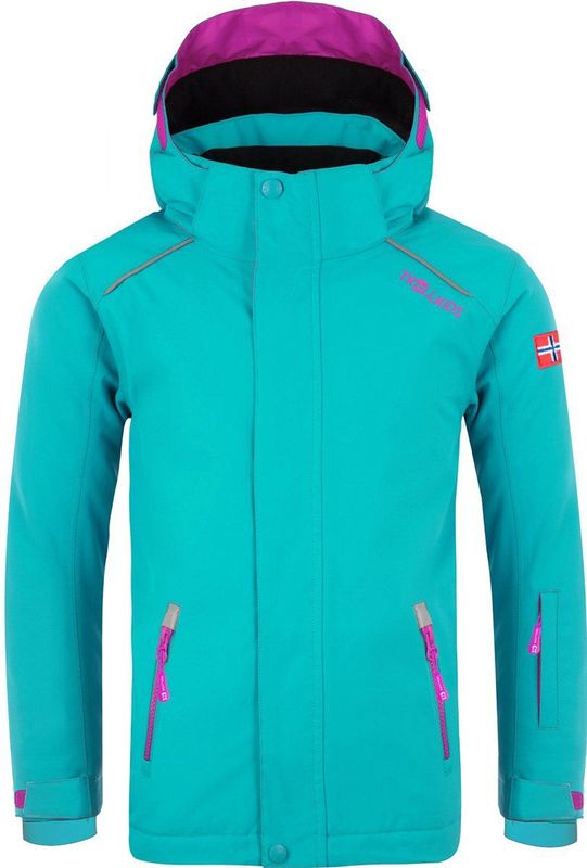 Trollkids Kids Holmenkollen Snow Jacket Pro Ski-jas (Kinderen |turkoois |waterdicht)