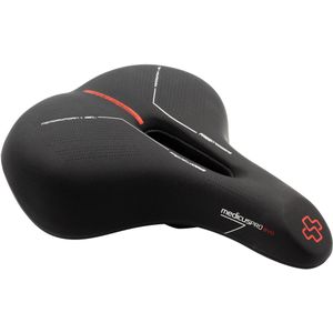 Wittkop Medicus Pro Evo 3.0 City Zadel - Zwart - Breed Stadszadel - Memory Foam Met Gel Inleg - Fietszadel
