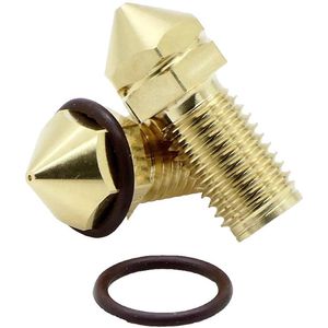 FabConstruct - Nozzle Brass - 0,4mm - Voor Ultimaker UM3, S3, S5, S5 Pro