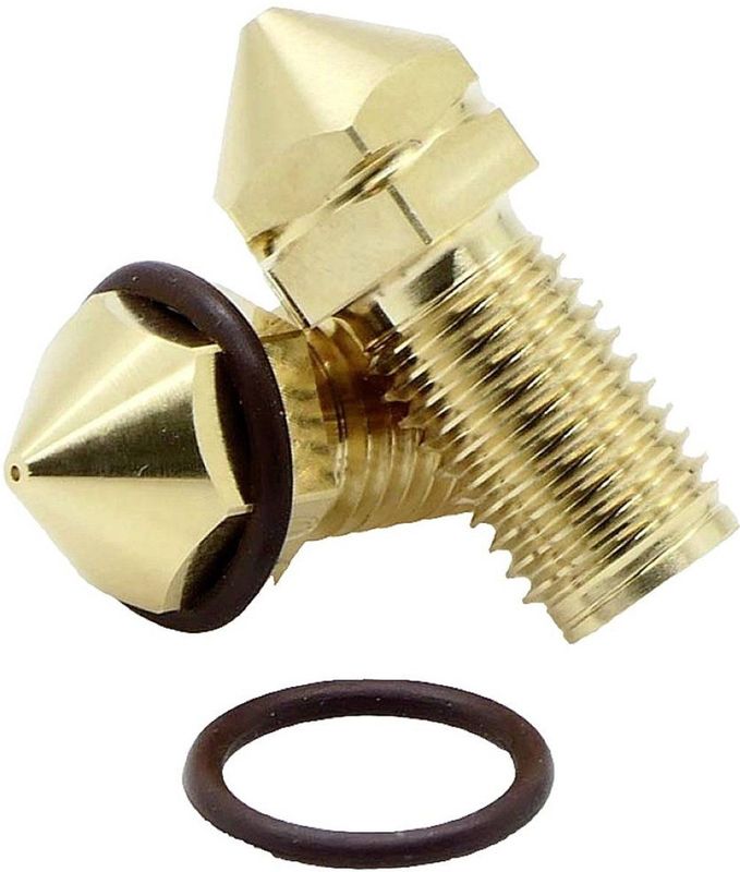 FabConstruct - Nozzle Brass - 0,4mm - Voor Ultimaker UM3, S3, S5, S5 Pro