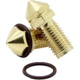 FabConstruct - Nozzle Brass 0,8 mm - Voor Ultimaker UM3, S3, S5, S5 Pro