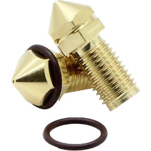 FabConstruct - Nozzle Brass 0,8 mm - Voor Ultimaker UM3, S3, S5, S5 Pro