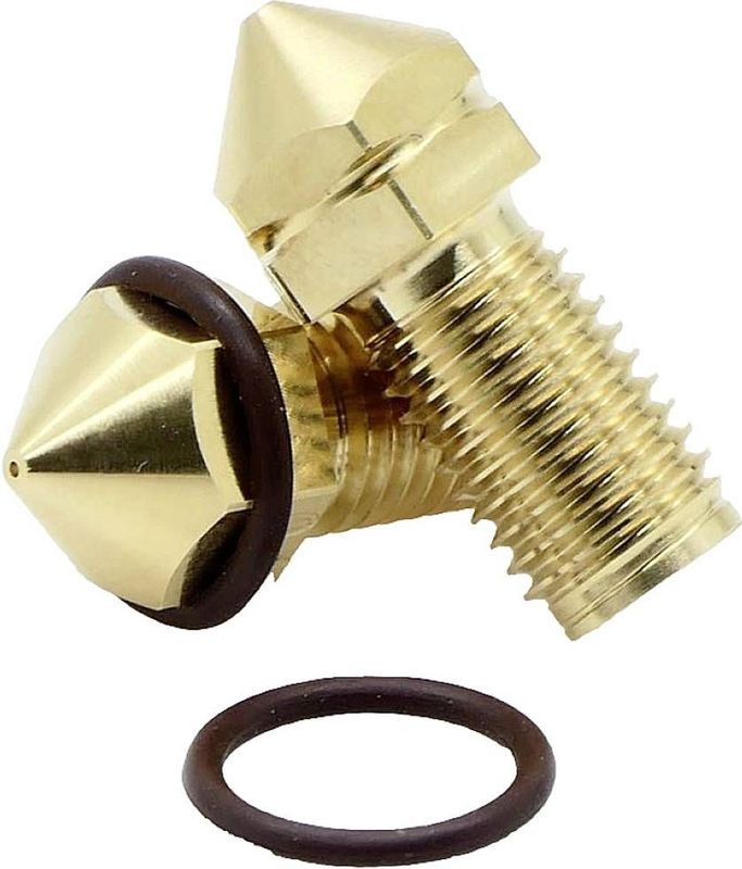 FabConstruct - Nozzle Brass 0,8 mm - Voor Ultimaker UM3, S3, S5, S5 Pro