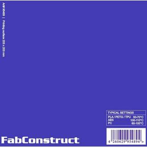 FabConstruct Surface 203 x 203 mm build surface 95489