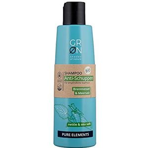 GRN - Pure Elements - Anti-roos Shampoo - Groen - Biologisch Zeezout en Brandnetel