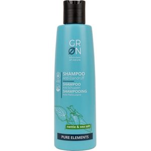 GRN - Pure Elements - Anti-roos Shampoo - Groen - Biologisch Zeezout en Brandnetel