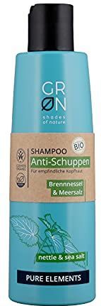 GRN - Pure Elements - Anti-roos Shampoo - Groen - Biologisch Zeezout en Brandnetel