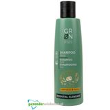GRN 1552-006 shades of nature [GREEN] bio cosmetica shampoo shine - biologische hennep & biologische goudsbloem - voor dof haar - maakt de haarstructuur glad - veganistisch - 250 ml,Groen