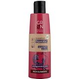GRN [GREEN] biologische cosmetica shampoo reparatie - biologische olijf & biologische granaatappel - voor gestrest, beschadigd haar - vegan - 250 ml, rood