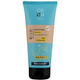 GRN [GREEN] biologische cosmetica douchegel gevoelig - zeezout & algen - voor gevoelige huid - bijzonder mild - vegan - 200 ml